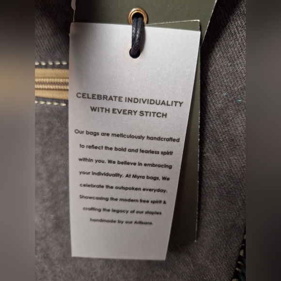 Myra Bag Black & Brown Cowhide Tooled Leather & Fringe Sholder Or Crossbody Bag - Picture 7 of 10